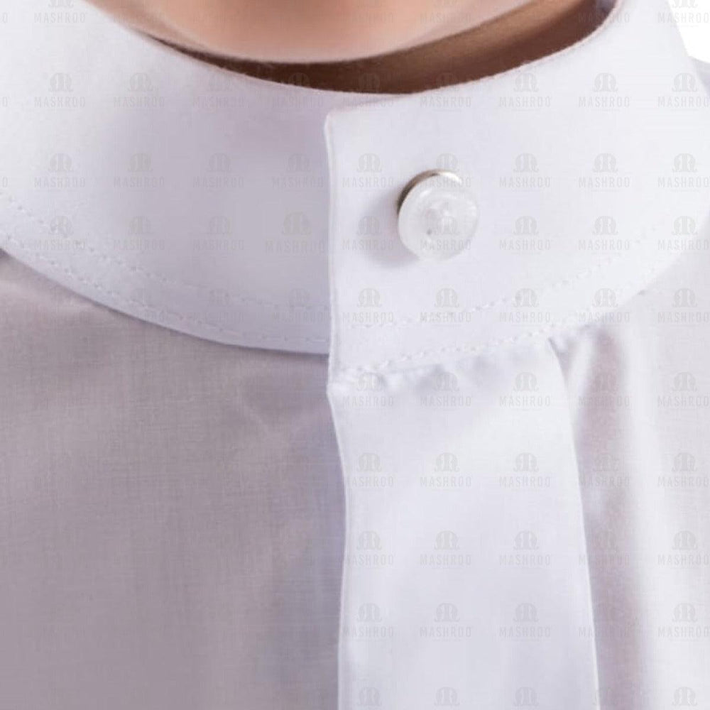White Lulu Thobe for Kids - Mashroo