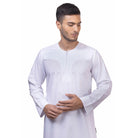 New White Aplos Omani Thobe for Men - Mashroo