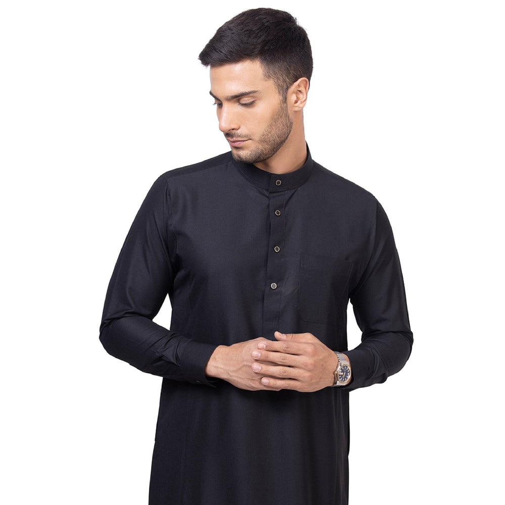 Unicus Black Thobe for Men - Mashroo