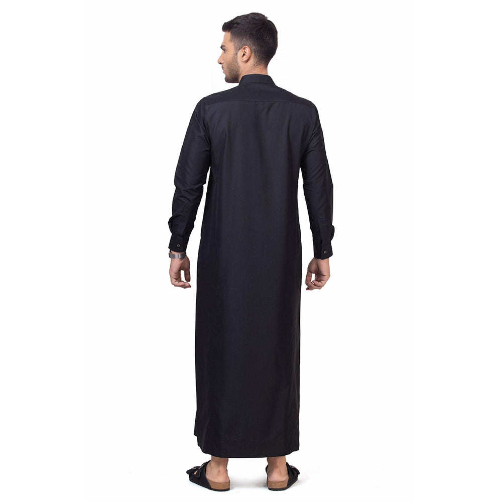 Unicus Black Thobe for Men - Mashroo
