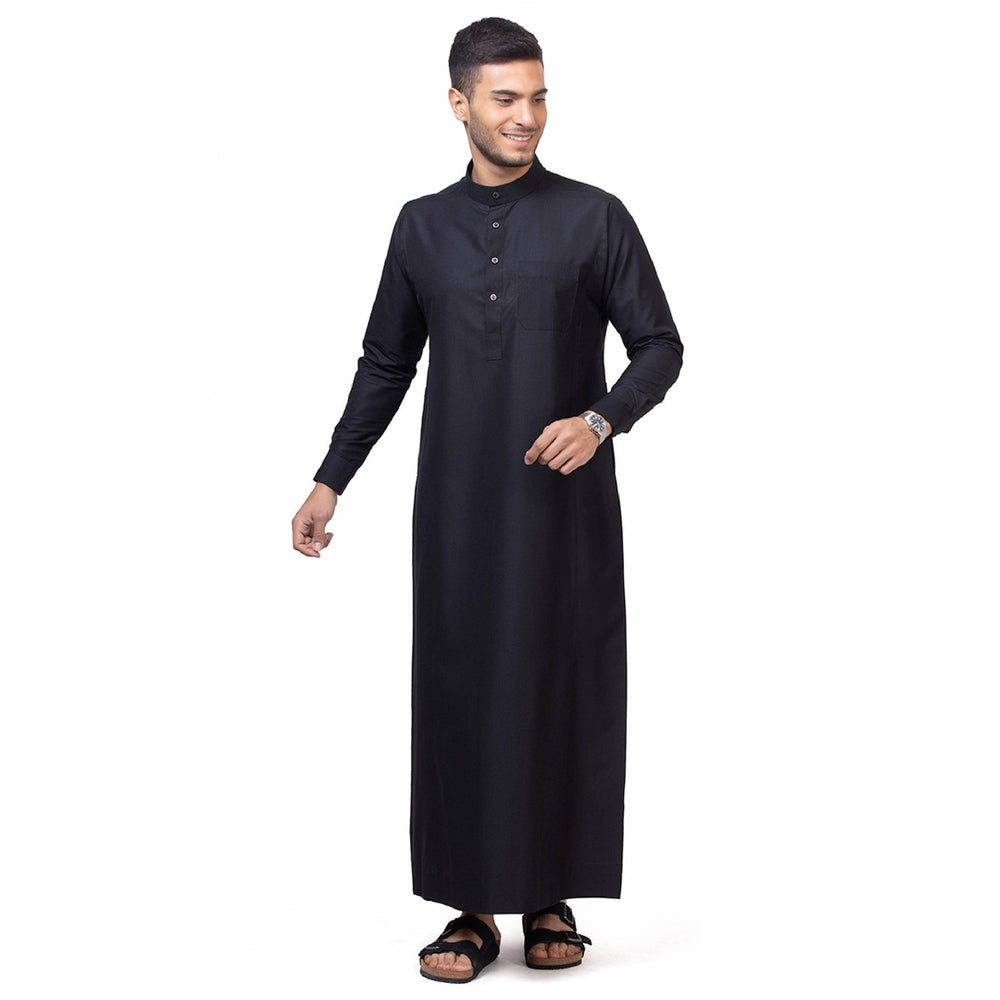 Unicus Black Thobe for Men - Mashroo