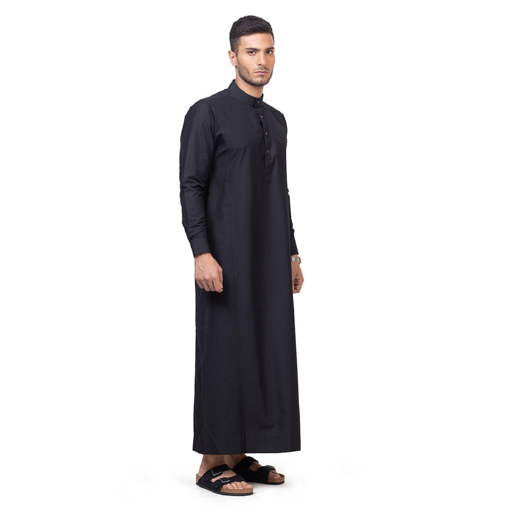Unicus Black Thobe for Men - Mashroo