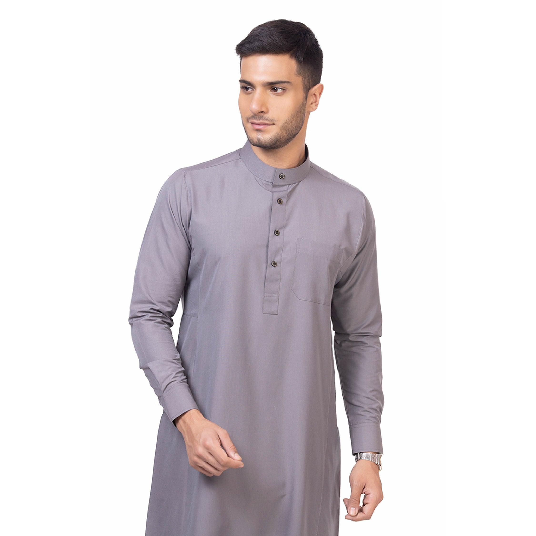 Unicus Grey Thobe for Men - Mashroo