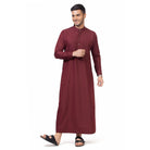 Unicus Maroon Thobe for Men - Mashroo