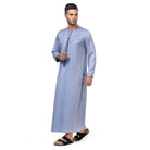 Blue Naziq Emirati Thobe for Men - Mashroo