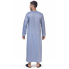 Blue Naziq Emirati Thobe for Men - Mashroo