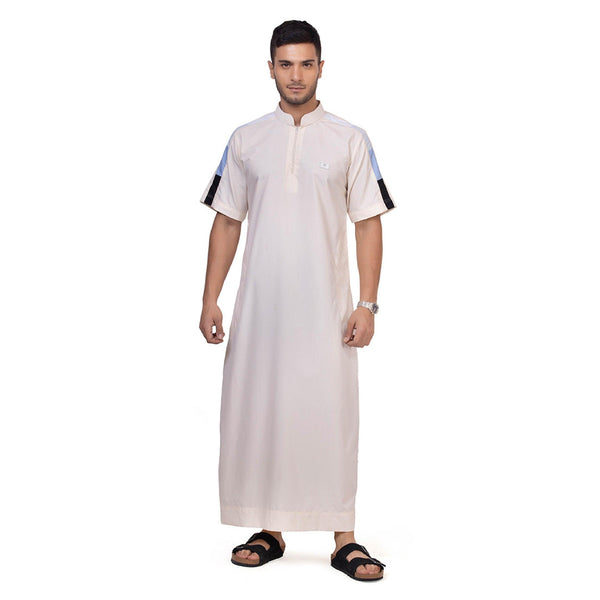 Chroma Half Sleeve Thobe for Men - Mashroo