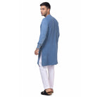 Traper Kurta Set Men Sky Blue - Mashroo