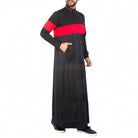 Red Black Active Thobe for Men - Mashroo