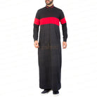 Red Black Active Thobe for Men - Mashroo