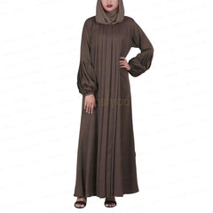 Centre Pleated Everyday Wear Abaya for Women