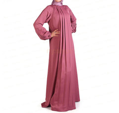 Centre Pleated Everyday Wear Abaya for Women - Mashroo